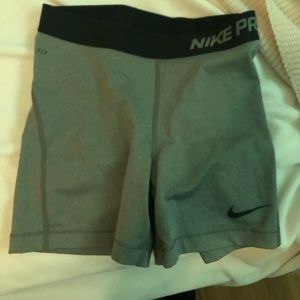 nike pro dry-fit spandex shorts